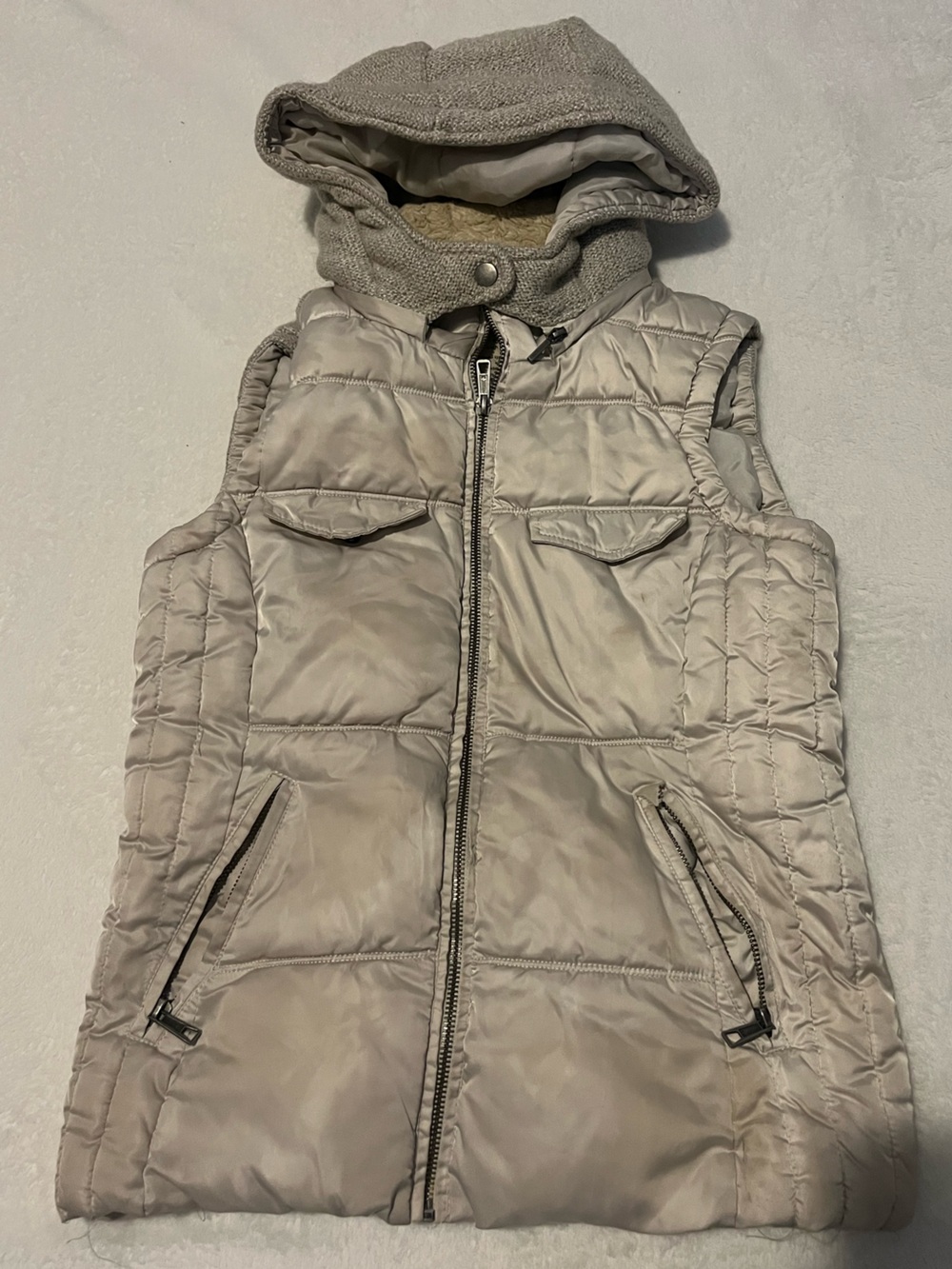 Zara Short Sleeve Puffer Coat